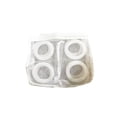 thumbnail image 2 of Shoe Washing Bag, Mesh Laundry Bag for Washing Machine, Protects Footwear from Damage, Multipurpose Use for Clothes and Socks, White/Blue, 2 of 6
