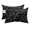 Black, White, Silver, variant on Mathematics Tools Sketch Outdoor Pillows for Chaise Lounge Chair Waterproof Lumbar Pillows with Insert&Adjustable Elastic Strap Beach Headrest Pillow Black Modern Abstract Icons Pool Pillow 11"x16"