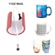 thumbnail image 2 of 3X MáQuina de SublimacióN, Almohadilla TéRmica de Silicona para Tazas, Piezas de Prensado en Caliente para Tazas, Molde de Prensa de ImpresióN, Tazas de 7,5-9,5 cm y 11OZ, 2 of 10