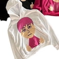 thumbnail image 3 of Sudadera con capucha de gran tamaño estilo grunge Y2K Harajuku, sudadera con capucha de anime MII para hombre y mujer, sudaderas con capucha estampadas, tops góticos, ropa urbana nueva, 3 of 5