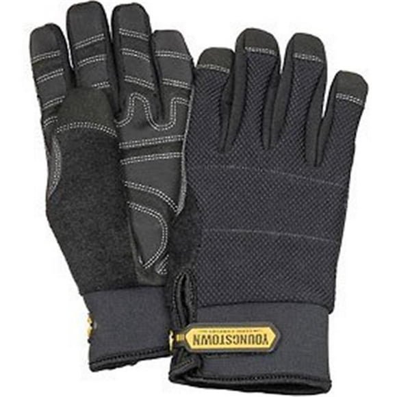 Youngstown Glove 03-3450-80-S Gants Noirs Imperméables Tout Usage - Imperméable Hiver Plus - Petit