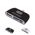 thumbnail image 3 of 4-In-1 Multifunctional OTG USB 2.0 SD TF Smart Card Reader Micro USB Charge Port Replacement for Andriod Phone Tablet, 3 of 9