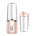 thumbnail image 2 of Portable Rechargeable Juicer Cup, 400ml Small Multifunctional Juicer, 6 Blades Design, USB Charging, Food Grade Plastic, Easy to Clean & Use, Suitable for Student Home Travel, Handheld Juicing Cup, 2 of 7
