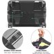 thumbnail image 5 of Funda para maleta con mapa del mundo, funda protectora para equipaje de carbón de bambú de 28 pulgadas, funda protectora transparente de poliéster para equipaje de viaje JM MX-0134468FYD, 5 of 5