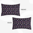 thumbnail image 2 of Uemuo Skulls In Floral Print Throw Pillow Case – Cozy & Soft Cushion Cover, Hypoallergenic Pillow Case for Sleeping, Perfect for Women with Envelope Closure-20"x30", 2 of 6