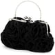 thumbnail image 2 of Bolso de noche de satén con flores para mujer, bolsos de boda, regalo para mamá, bolsos de moda para novia en fiesta de noche, negro BANYUO  Hogar, 2 of 6
