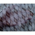 thumbnail image 4 of oneOone Silk Tabby Grayish Blue Fabric Argyle Check Sewing Fabric By The Yard Printed Diy Clothing Sewing Supplies 42 Inches Wide, 4 of 4
