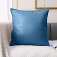 thumbnail image 6 of Qiopertar Summer Pillow Covers, Decorative Couch Pillow Cases for Sofa Living Room Bedroom, 45x45cm Polyester Zipper Pillow Cushion Cover Home Decor Outdoor, Blue, 6 of 6