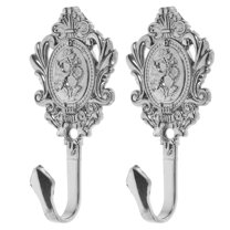 2 Pcs Curtain Holdback Drapery Holdbacks Vintage Tieback Black