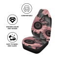 thumbnail image 5 of 2pcs Pink Sunflower Butterfly Print Car Seat Cover, 5 of 5