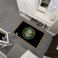 thumbnail image 5 of Ottomanson US ARMY Logo Non-Slip Rubberback 3x5 Machine Washable Area Rug, 3'3" x 5', Black/Yellow, 5 of 8