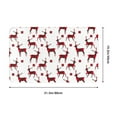 thumbnail image 5 of Plaid Pattern Simple Cute Deer_A Door Mat for Indoor, Welcome Door Mats Front Entrance Rug, Non-Slip Bathroom kitchen Rugs for Inside Floor, Small Rug Dog Door Mat 20X31.5 Inch, 5 of 5