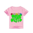 thumbnail image 1 of Camisetas de manga corta, ropa de verano para niños, camiseta de dibujos animados para niños, Top de manga corta, ropa de algodón para niñas, atuendo para niños de 2 a 12 años, blanco, Red6T Gao Jinjia LED, 1 of 2