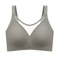 thumbnail image 3 of SYVGVA Womens Bras For Women Solid Color Backless Seamless Push Up Beautiful Back Comfortable Everyday Support,Gray,XXXL, 3 of 7