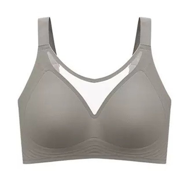Lace Mesh Sports Bras for Women Seamless Front Closure Bralettes One Piece Seamless Bra 18 Lace-Up Hour Full-Coverage Bra Everyday Wirefree Comfortable Support Underwear
