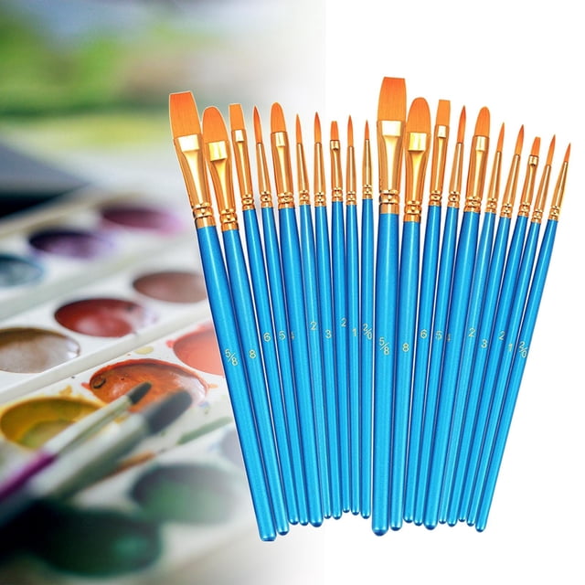 Juego de pinceles de pintura Soledad 20x Acuarela Pinceles para pintura al óleo