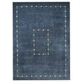 thumbnail image 3 of Rugsotic Carpets Handmade Rugs Hand Knotted Loom Rectangle 6'7''x9'10'' Blue Wool for Indoor Use, 3 of 6
