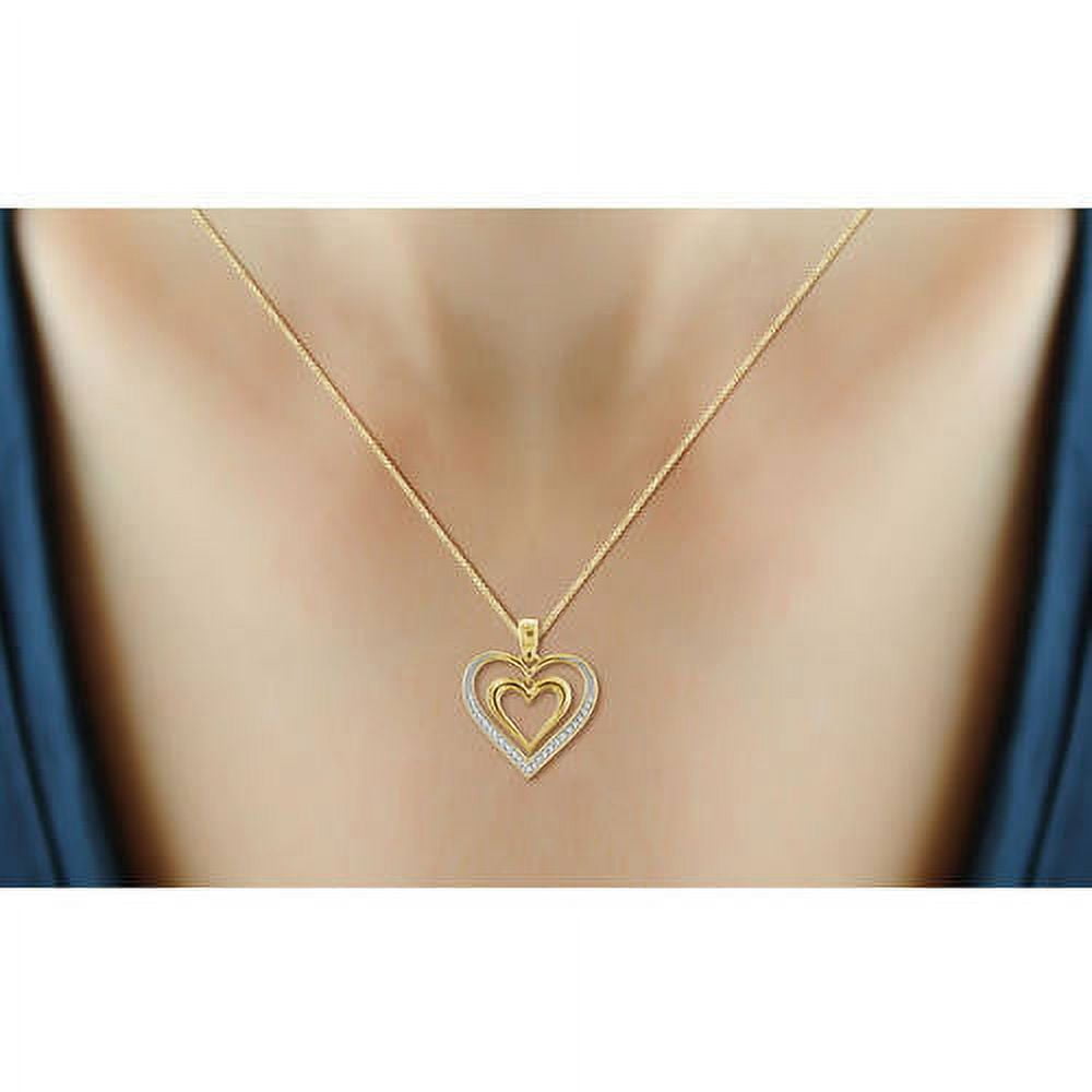 JewelersClub Diamond Dolphin Necklace Halloween Jewelry – Accent White Diamond Halloween Necklace – 14K Gold Plated Rope Chain with Dolphin Pendant – Witchy Jewelry for Women by JewelersClub