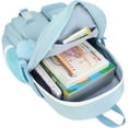 thumbnail image 4 of Girls Backpack Aesthetic Backpack for Teen Girl Cute School Bag Bookbag Anime School Backpacks for Girls,Blue, 4 of 6