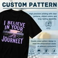 thumbnail image 6 of Vintage T Shirt, I Believe In Your Journey, Country Road Print 3,Cotton T-Shirt for Men, 23328520,Black, S, 6 of 9