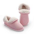 thumbnail image 2 of VerPetridure House Slippers for Women Men Fuzzy Slippers Fluffy Bedroom House Shoes Memory Foam Suede Cozy Plush Breathable Anti-Slip Indoor & Outdoor Winter, 2 of 2