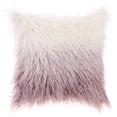 thumbnail image 2 of REGALWOVEN Fuzzy Throw Pillow Covers Soft Warm Faux Fur Square Velvet Gradient Decorative Pillowcase Pink 18' x 18', 2 of 6