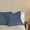 Navy, variant on 2-Pieces Cotton Light Blue Embroidered Quilted Pillow Shams Euro Size
