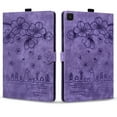 thumbnail image 5 of XYX Case for Samsung Galaxy Tab A7 Lite 8.7 Inch SM-T220 2021 Release, Cherry Blossom Cat PU Leather Folio Stand Magnetic Shockproof Protective Cover (Purple), 5 of 7