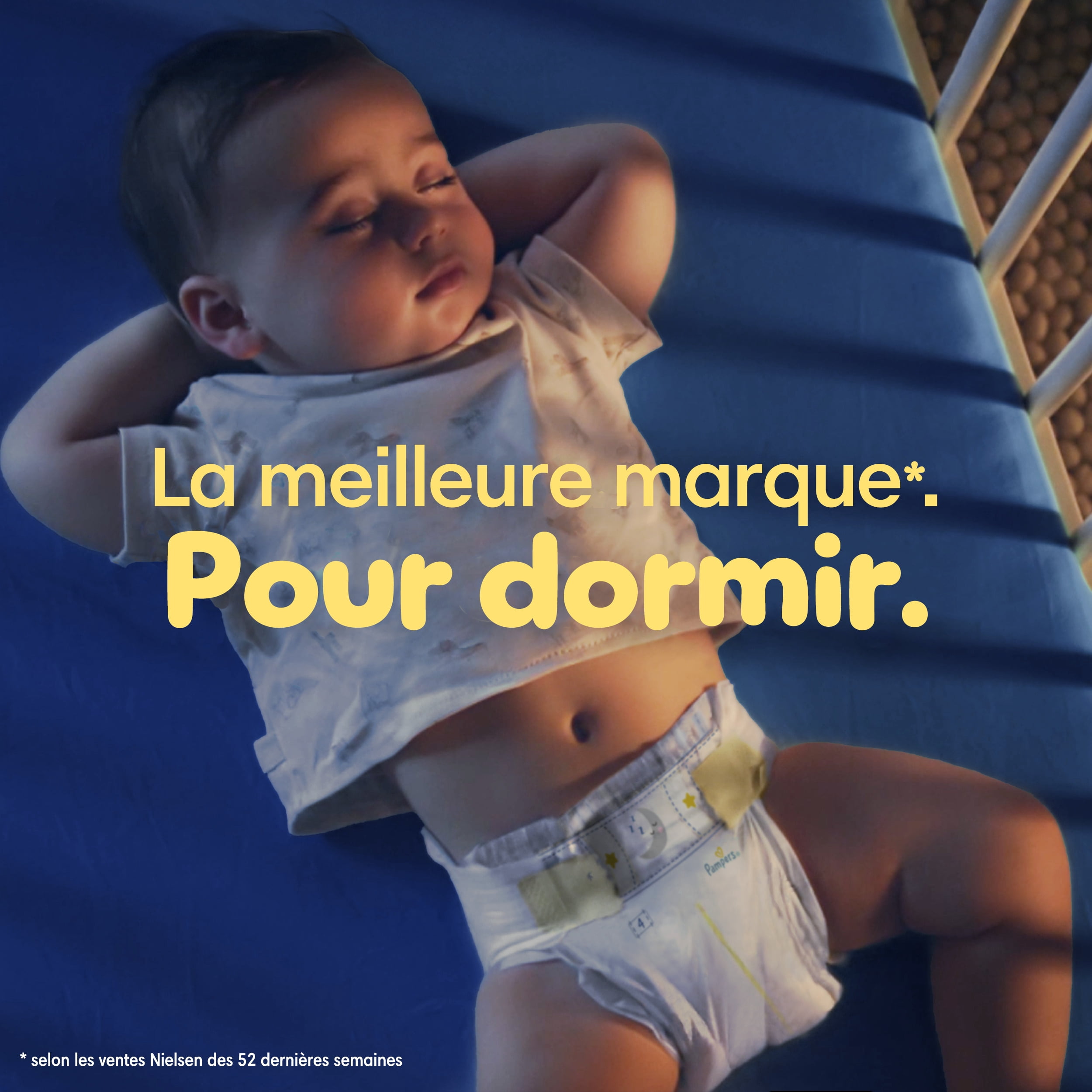 Couches de nuit ZZZ, taille 6 ( et plus [35 lb et plus]), couches jetables pour bébés, protection pendant la nuit