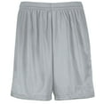 thumbnail image 2 of Augusta AG1850 7-inch Modified Mesh Shorts-Silver-XL, 2 of 5