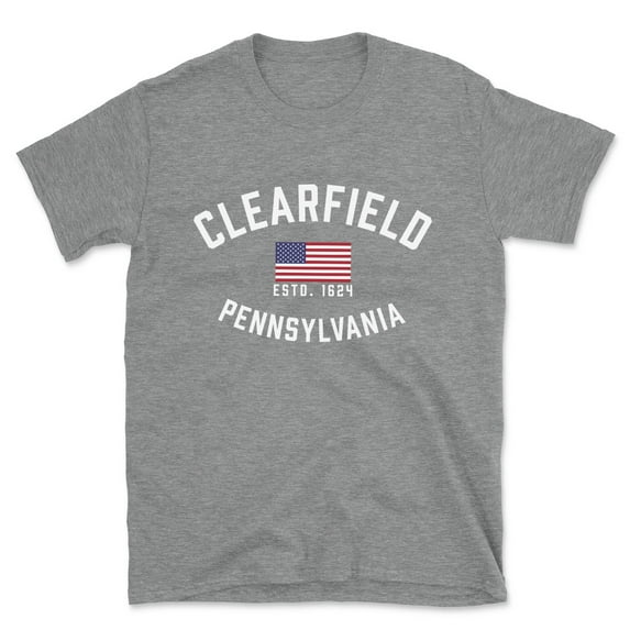 Clearfield Pennsylvania Patriot Men's Cotton T-Shirt