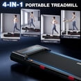 thumbnail image 5 of Walking Pad Treadmill with 15% Auto Incline for Home, 4 in 1 Under Desk Treadmills with APP and LED Display, Portable Pads with Light Strip, 5 of 9