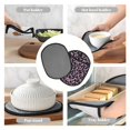 thumbnail image 7 of Naloa Flower Silicone Pot Holders, Oven Mitts Heat Resistant Hot Pads, Non Slip Pot Holder for Kitchen Baking and Cooking 9.4 x 7.5 Inches, 7 of 7