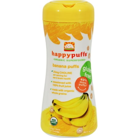 UPC 852697001194 product image for Happy Baby Organic Puffs Banana - 2.1 oz | upcitemdb.com