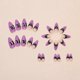 thumbnail image 4 of Mgmxbsth 24pcs False Nails,Press on Nails Halloween,Long Pointed Nails Stick on Nails,French Tip False Nails, Gel Adhesive Nail, Full Cover Fake Nails, 4 of 4