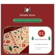 thumbnail image 4 of Falda de árbol de Navidad , alfombra roja y verde para árbol de Navidad con para decoraciones, fiestas, interiores y exteriores, decoración del hogar(100 * 100 cm)(1 pieza), 4 of 5