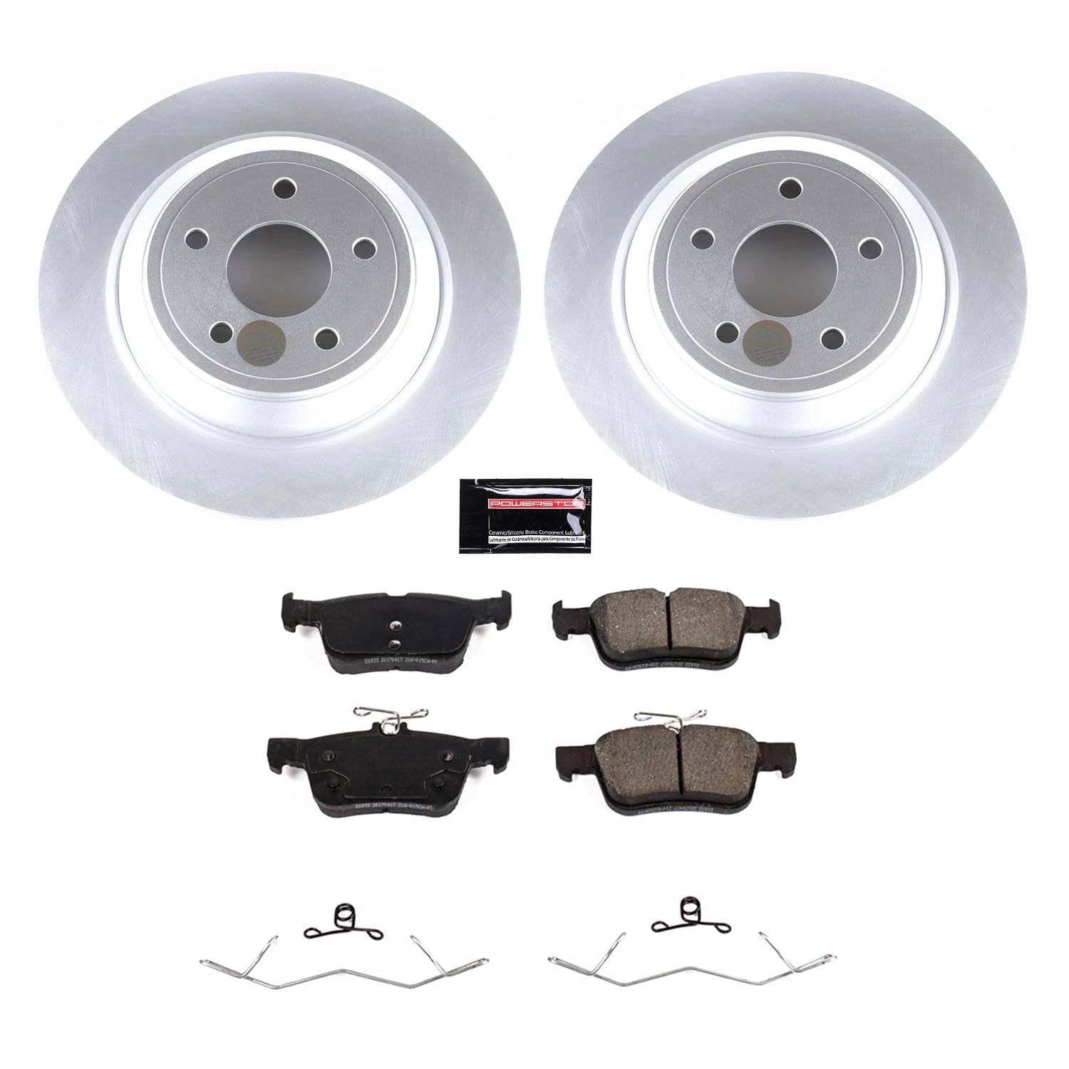 PowerStop Rear Stock Replacement Brake Pad and Rotor Kit Fits: FORD LINCOLN Select Models KOE8642