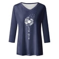thumbnail image 5 of Active Tops Women Short Sleeve Athletic Tops Loose Womens Tops Neck Tee Shirt Women Running Shirt Womens Short Sleeve Raglan Tee Women Running Long Sleeve Women Thin Long Sleeve Blue XL, 5 of 5