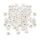 thumbnail image 1 of 100 cuentas espaciadoras de madera redondas naturales pintadas de blanco de 2,5 a 3 mm para joyería DIY 8mm, 1 of 9