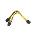 thumbnail image 1 of Methold 10/20/30 Uds 6 pines a Dual 8 pines PSU Cable de alimentación Cable de alimentación parche conector divisor de Cable tarjeta de vídeo para PC Juegos de teclado y mouse para computadora, 1 of 8