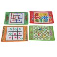 thumbnail image 4 of Mini Board Games, Multiple Board Sets Magnetic Travel Games Light Weight Easy Move  for Travel Game for Family Gathering for Team Building Game for Indoor Games, 4 of 7