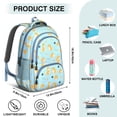 thumbnail image 5 of Cute Shiba Inu Backpack for School,Cute School Bag,Schoolbag with Adjustable Shoulder Straps & Padded Back,16.9 Inch, 5 of 5