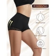 thumbnail image 2 of Womens Fake Buttock Briefs Butt Lifter Padded Control Panties Hip Enhancer Underwear Shapewear Boyshort, 2 of 6