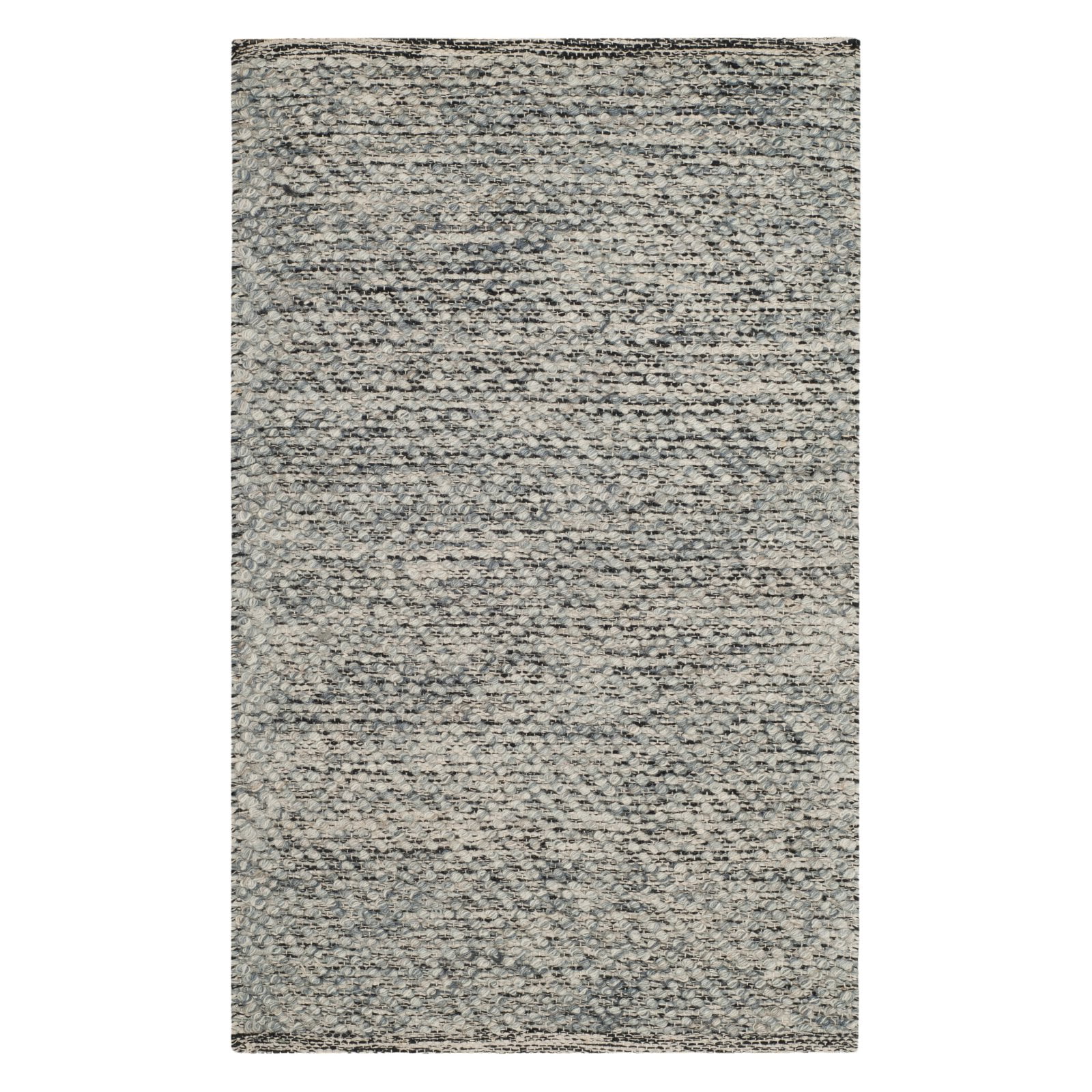 SAFAVIEH Natura Eanna Geometric Wool Area Rug, Blue, 4' x 6'