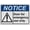 Warning Sign 2, variant on Close Lock Door When Exiting Sign, Industrial Exit Sign 8"x12" UV Resistant for Indoor Outdoor Workplace