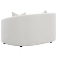 thumbnail image 6 of Rainn Boucle Upholstered Sloped Arm Loveseat Latte, 6 of 12