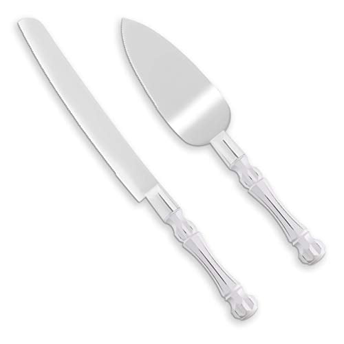 Homi Styles Cake Knife and Server Wedding Cake Knife Set Serving