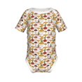 thumbnail image 2 of Balery Mushroom Pattern Baby Climbing Clothes Infant Bodysuit Cute Infant Bodysuit Baby Romper-3 Months, 2 of 7