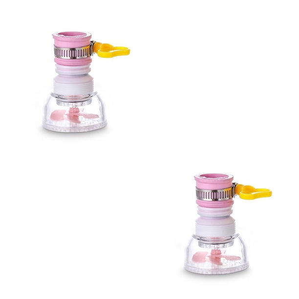 Grifo de fregadero de ahorro de agua Advancent Extensor móvil ajustable PP PVC Rosa Azul Verde