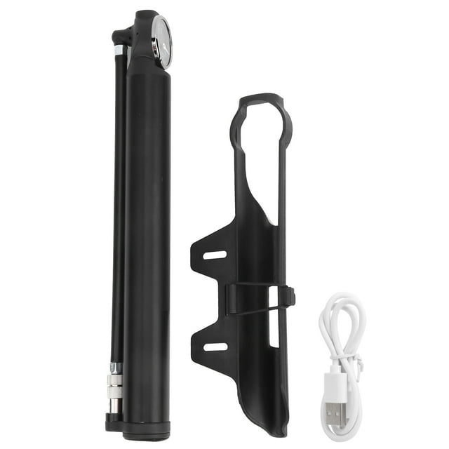 Inflador eléctrico para bicicleta de montaña al aire libre pantalla Digital válvula Schrader Presta Universal